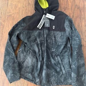 Free Country Black and Gray Kids Performance Jacket